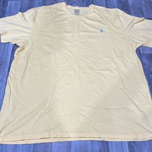 Polo by Ralph Lauren pale yellow tee shirt size 2X